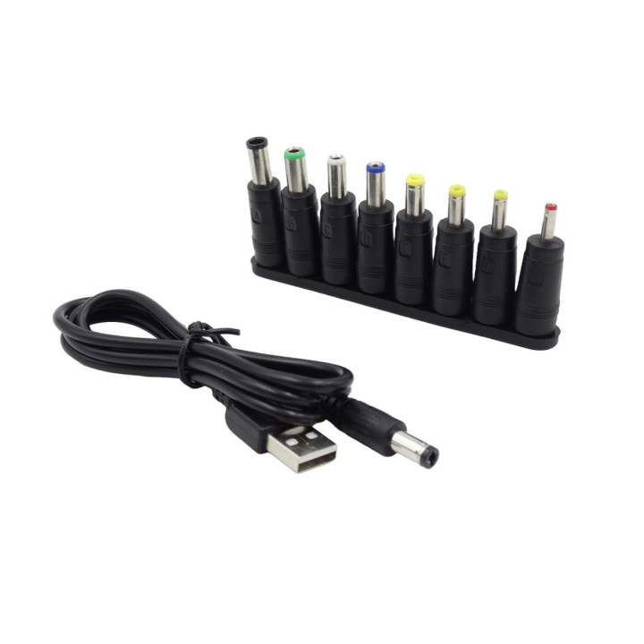 USB DC Ladekabel Adapter Set 1340 | LORBIS