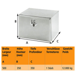 Werkzeugkasten Inox Matt TC351577 | LORBIS