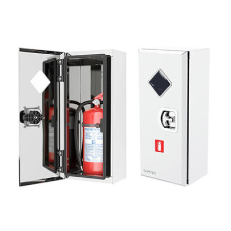 FEUERLÖSCHERKASTEN INOX POLIERT