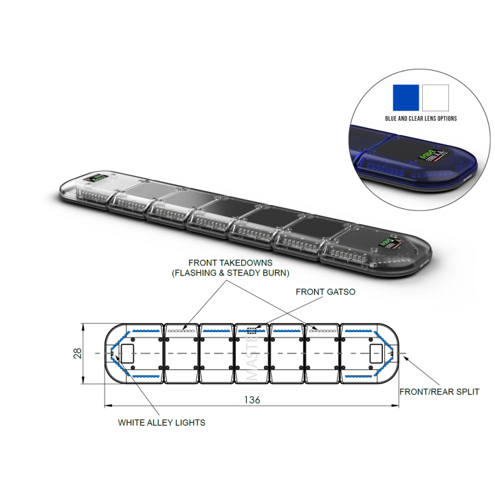 Redtronic Evolve Pro Lite Lichtbalken | LORBIS