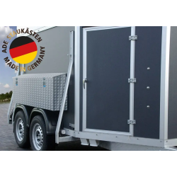 ADE Seitenkasten Alu Riffelblech 1600 x 220 x 500 mm, Staukasten, Staubox