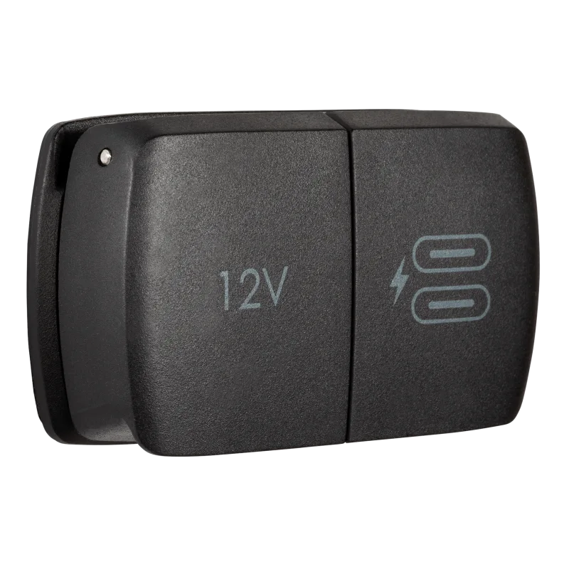 Einbau-Powersteckdose plus 2 x USB-C