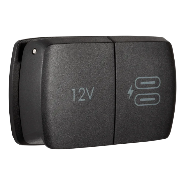 Einbau-Powersteckdose plus 2 x USB-C | LORBIS