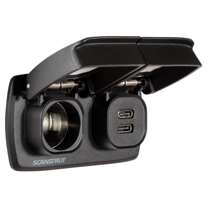 Einbau-Powersteckdose plus 2 x USB-C | LORBIS