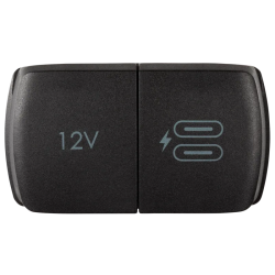 Einbau-Powersteckdose plus 2 x USB-C