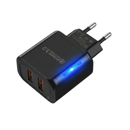 Universal USB-Ladegerät 2x USB-A | LORBIS