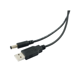 Universal Ladekabel USB-A auf 5.5 mm DC-Rund-Stecker