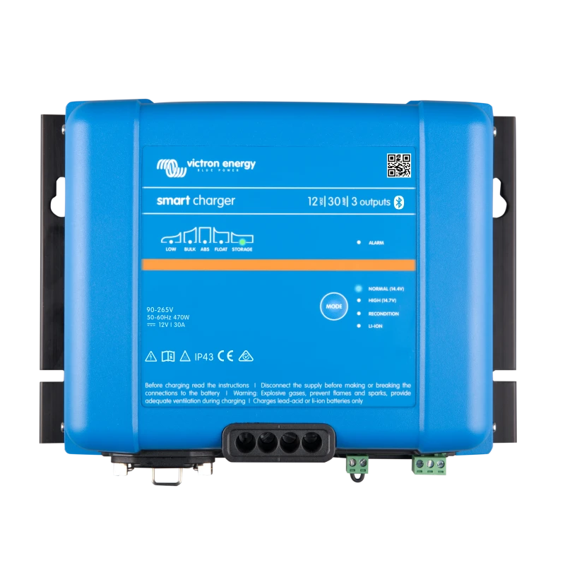 Victron - Smart Charger IP43, Batterieladegerät 12 V 30 A, 3 Ausgänge