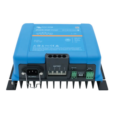 Victron - Phoenix Smart IP43, Batterieladegerät 24 V 16 A, 3 Ausgänge