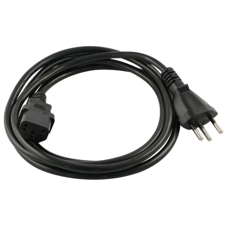 Netzkabel T12 230 VAC, CH-Ausführung, C13 Kaltgerätestecker