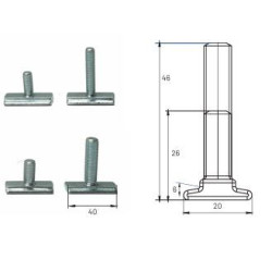 Kerl mit Gewinde M 8 & M 10