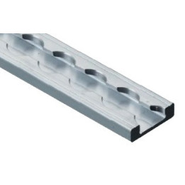 Airlineschiene light, eckig